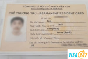 Thủ tục làm thẻ thường trú Việt Nam cho người nước ngoài