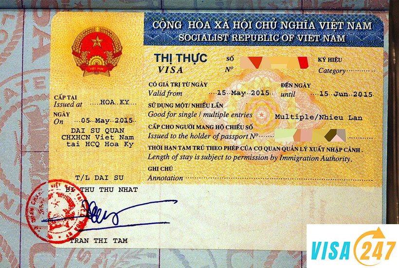 Thủ tục làm các loại visa nhập cảnh vào Việt Nam