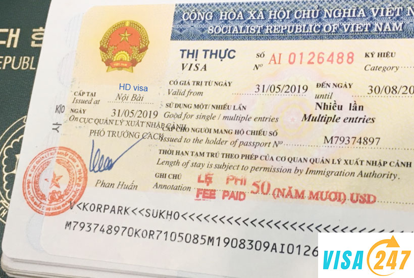 Điều kiện để được cấp visa Việt Nam 1 năm nhiều lần