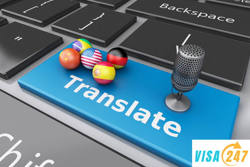 Visa 247 hỗ trợ đa ngôn ngữ từ tiếng Anh, Trung, Nhật, Hàn, Tây Ban Nha...